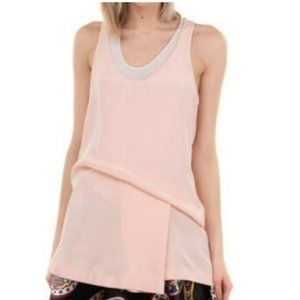 Cédric Charlier 100% Silk Double Layer Tunic